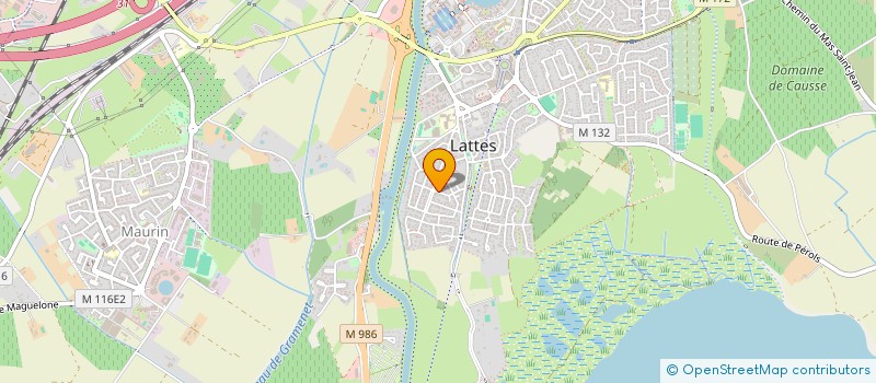 localisation de l'entreprise MONSIEUR EDOUARD SUDRE à LATTES