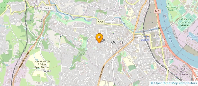 localisation de l'entreprise MONSIEUR EDOUARD TARDY  OULLINS-PIERRE-BENITE