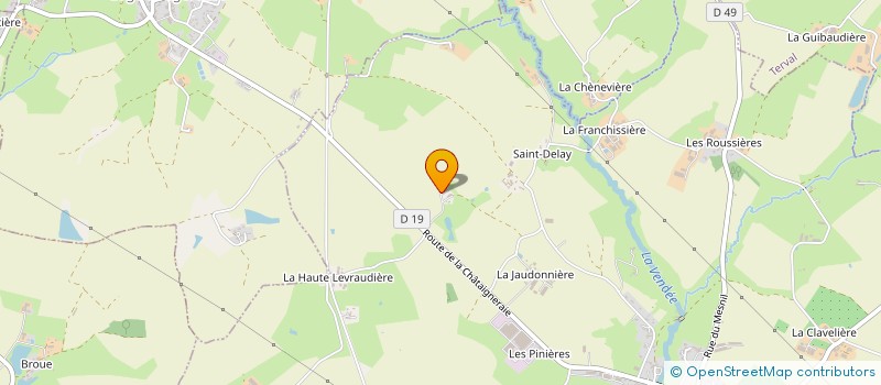 localisation de l'entreprise MONSIEUR EDOUARD TARRONDEAU  SAINT-HILAIRE-DE-VOUST