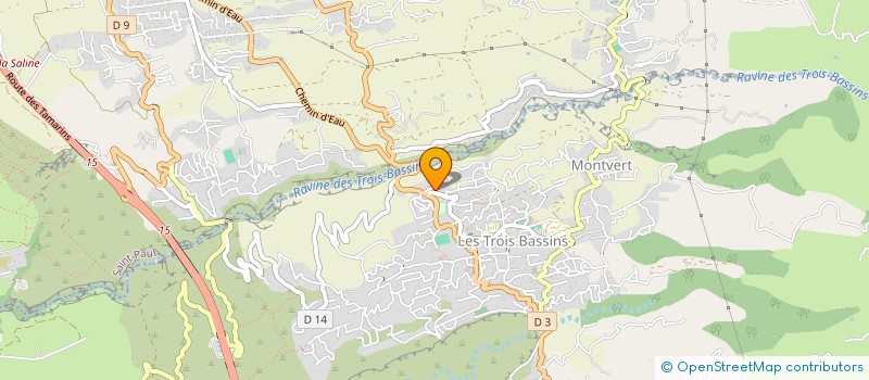 localisation de l'entreprise MONSIEUR EDOUARD TCHINBOU  LES TROIS-BASSINS