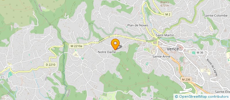 localisation de l'entreprise MONSIEUR EDOUARD TELLIER à VENCE