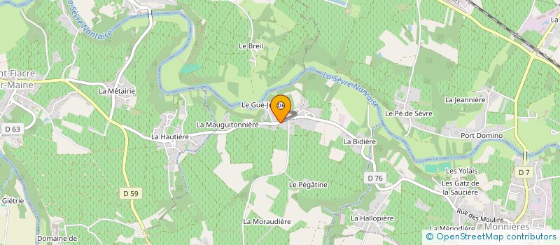 localisation de l'entreprise MONSIEUR EDOUARD TESSIER  VIGNEUX-DE-BRETAGNE