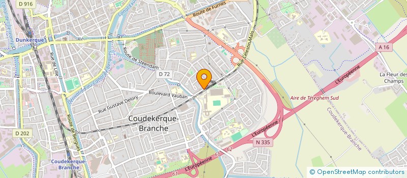 localisation de l'entreprise MONSIEUR EDOUARD THOREZ à COUDEKERQUE-BRANCHE