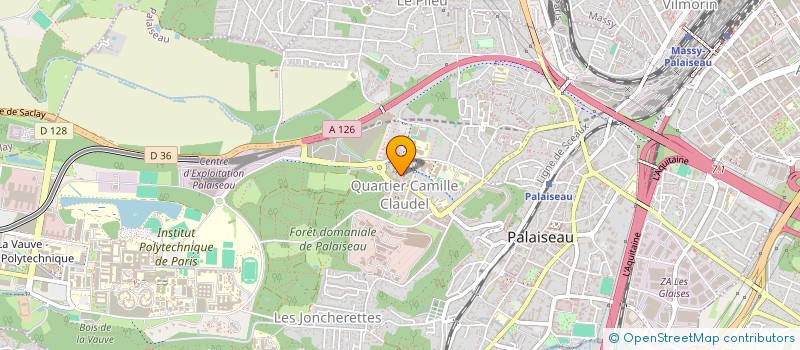 localisation de l'entreprise MONSIEUR EDOUARD THUILLIER  PALAISEAU