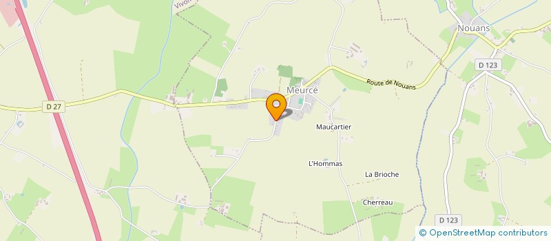 localisation de l'entreprise MONSIEUR EDOUARD TISON  BEAUMONT-SUR-SARTHE