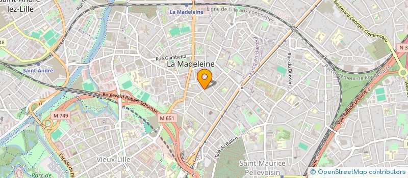 localisation de l'entreprise MONSIEUR EDOUARD TOULOUSE à LA MADELEINE