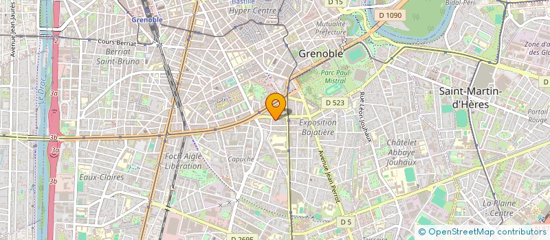 localisation de l'entreprise MONSIEUR EDOUARD TOURJDMAN à GRENOBLE