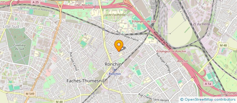localisation de l'entreprise MONSIEUR EDOUARD TREMEAU à RONCHIN