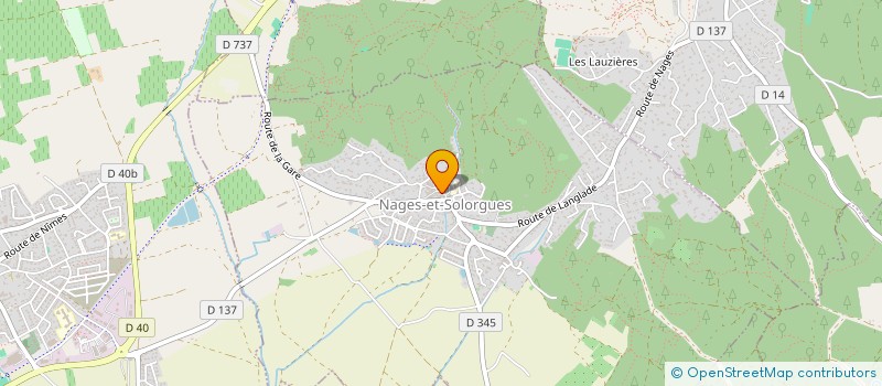 localisation de l'entreprise MONSIEUR EDOUARD TROUCHAUD à NAGES-ET-SOLORGUES