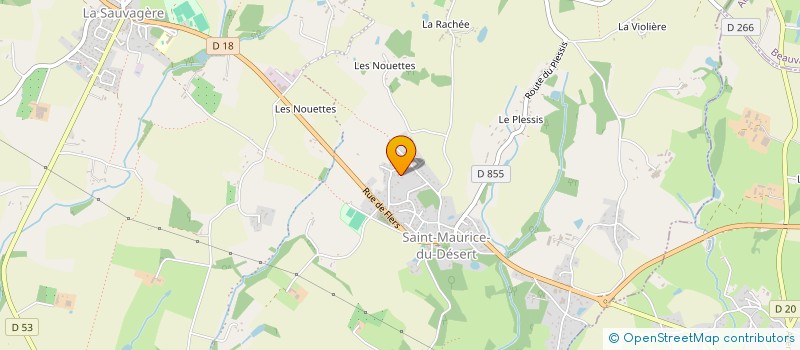 localisation de l'entreprise MONSIEUR EDOUARD TROUSSARD à SAINT GEORGES D ANNEBECQ
