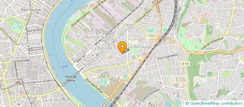 localisation de l'entreprise MONSIEUR EDOUARD TRUCHOT  BORDEAUX