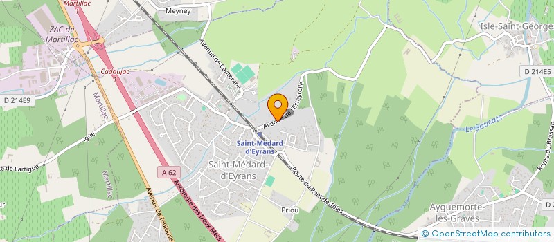 localisation de l'entreprise MONSIEUR EDOUARD VAINCOURT  SAINT-MEDARD-D'EYRANS