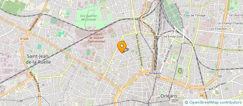 localisation de l'entreprise MONSIEUR EDOUARD VERDAVAINNE à ORLEANS