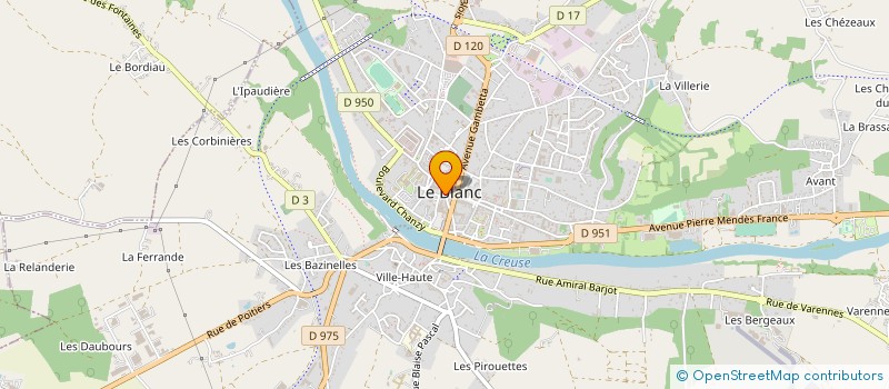 localisation de l'entreprise MONSIEUR EDOUARD VERLEY à LE BLANC