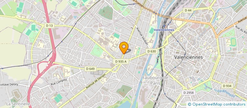 localisation de l'entreprise MONSIEUR EDOUARD VERMERSCH  VALENCIENNES