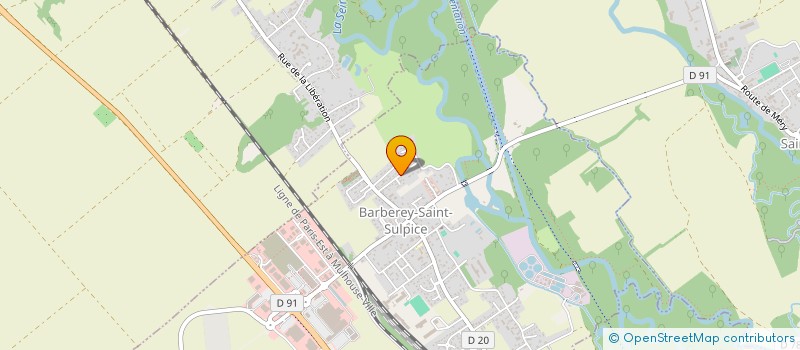 localisation de l'entreprise MONSIEUR EDOUARD WEYNE  BARBEREY-SAINT-SULPICE