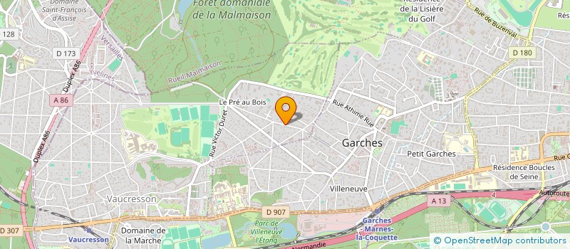 localisation de l'entreprise MONSIEUR EDOUARDO JOSE FERREIRA DA PALMA  VAUCRESSON