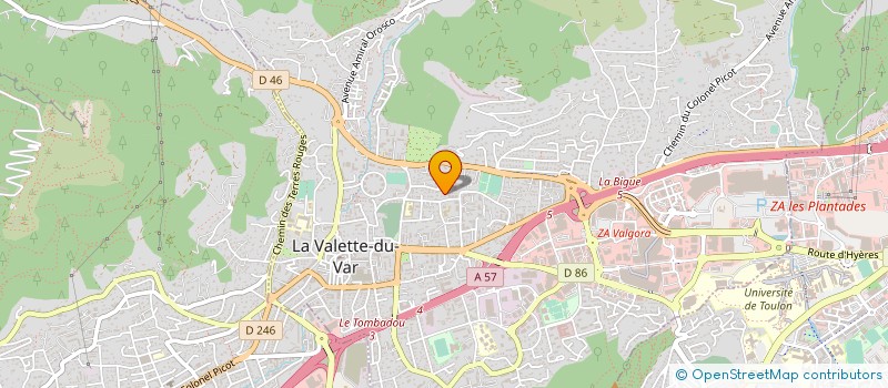localisation de l'entreprise MONSIEUR EDPUARD BOUZID à LA VALETTE-DU-VAR