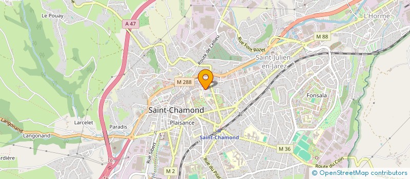 localisation de l'entreprise MONSIEUR EDRICE BARRIQUAND  SAINT-CHAMOND