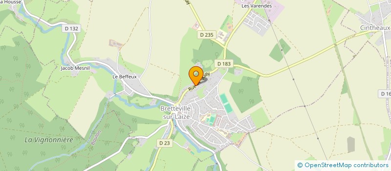 localisation de l'entreprise MONSIEUR EDRIS AHMADZAI à BRETTEVILLE-SUR-LAIZE