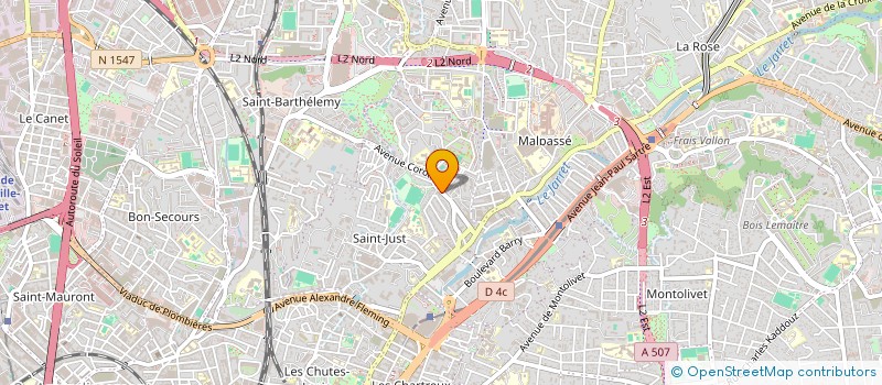 localisation de l'entreprise MONSIEUR EDRIS NOUROU-DINE  MARSEILLE