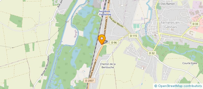 localisation de l'entreprise MONSIEUR EDRISS SAGRATI à FONTENAY-SUR-LOING