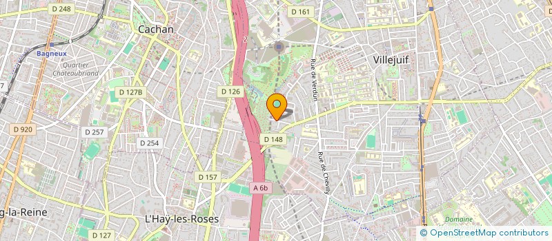 localisation de l'entreprise MONSIEUR EDRISSE OURY à VILLEJUIF