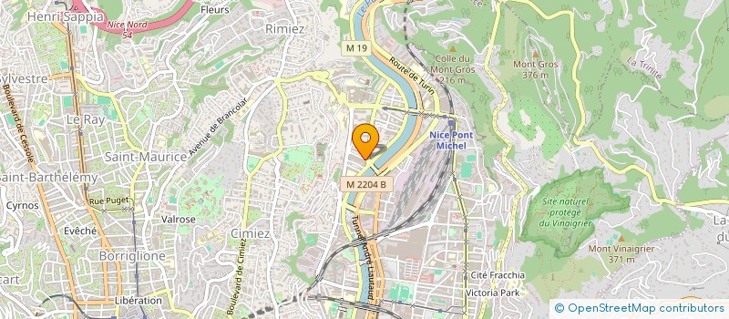 localisation de l'entreprise MONSIEUR EDSON DOS SANTOS MAGALHAES à NICE