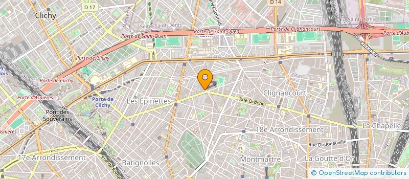 localisation de l'entreprise MONSIEUR EDSON JOHN DELGADO  PARIS