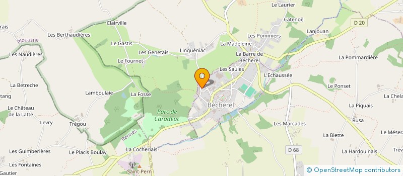 localisation de l'entreprise MONSIEUR EDSON MOUSSA  BECHEREL