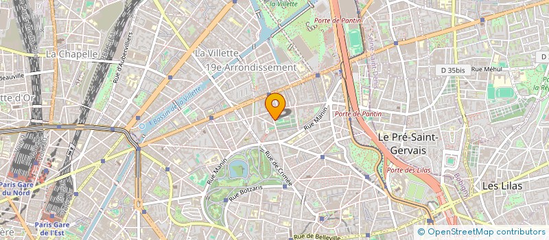 localisation de l'entreprise MONSIEUR EDSON RODRIGUES  PARIS