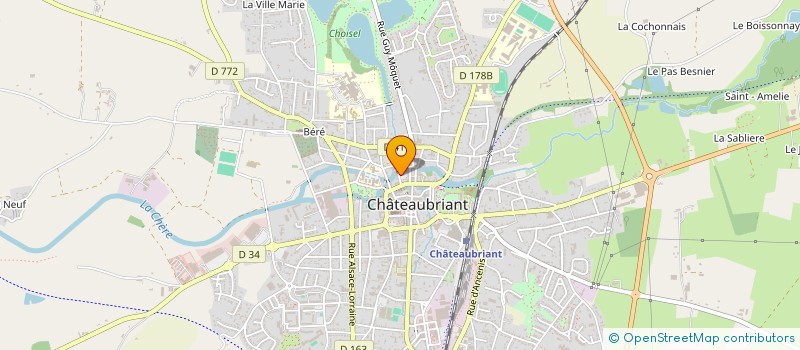 localisation de l'entreprise MONSIEUR EDUARD ANDRIES à CHATEAUBRIANT