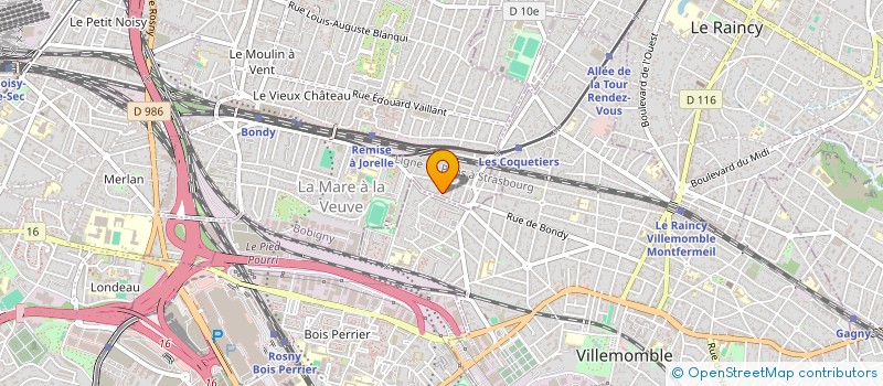 localisation de l'entreprise MONSIEUR EDUARD CEBOTARI  BONDY