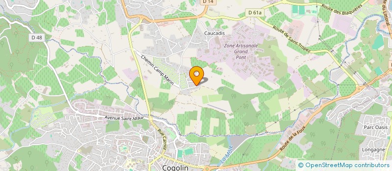 localisation de l'entreprise MONSIEUR EDUARD CORLOTEAN  GRIMAUD