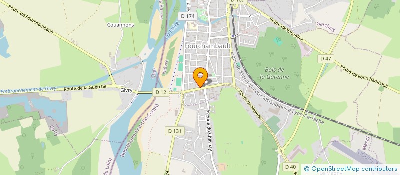 localisation de l'entreprise MONSIEUR EDUARD DAIEA  FOURCHAMBAULT