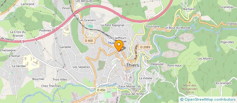 localisation de l'entreprise MONSIEUR EDUARD-DANIEL BOBROVSCHI  THIERS