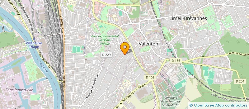 localisation de l'entreprise MONSIEUR EDUARD DVORNIC à VALENTON