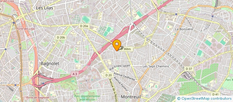 localisation de l'entreprise MONSIEUR EDUARD PROSEANCHIN  MONTREUIL