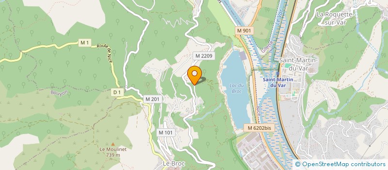 localisation de l'entreprise MONSIEUR EDUARDO ALEXANDRE RODRIGUES  LE BROC