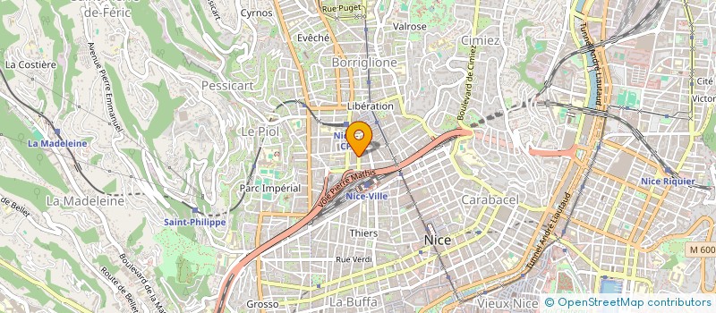 localisation de l'entreprise MONSIEUR EDUARDO ALVES SILVA à NICE