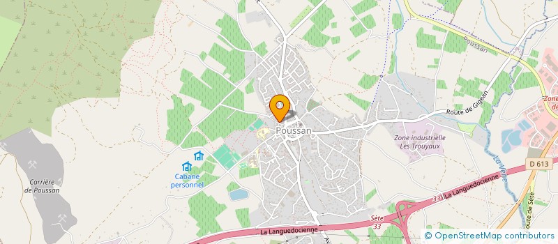 localisation de l'entreprise MONSIEUR EDUARDO CATALAN MORENO  POUSSAN