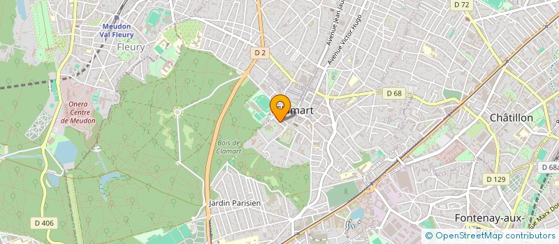 localisation de l'entreprise MONSIEUR EDUARDO DA SILVA à CLAMART