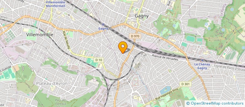 localisation de l'entreprise MONSIEUR EDUARDO GOMES LOPES  GAGNY