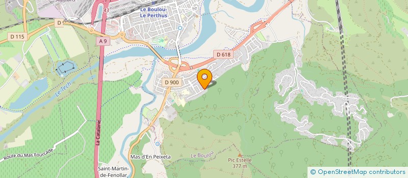 localisation de l'entreprise MONSIEUR EDUARDO JIMENEZ SANCHEZ  LE BOULOU