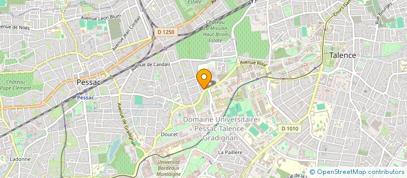 localisation de l'entreprise MONSIEUR EDUARDO LOPES  PESSAC