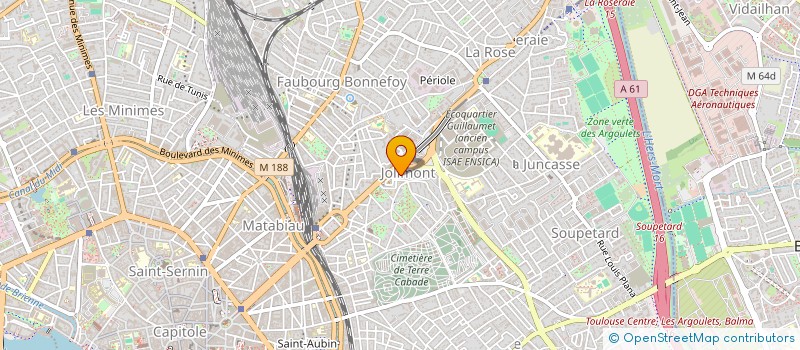 localisation de l'entreprise MONSIEUR EDUARDO LUNA PAREDES à TOULOUSE