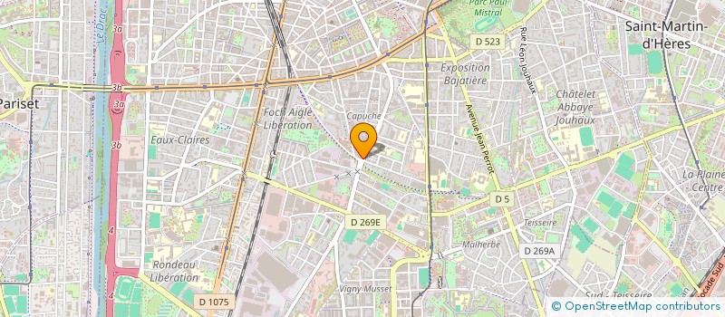 localisation de l'entreprise MONSIEUR EDUARDO MAZIAMO  GRENOBLE