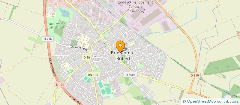 localisation de l'entreprise MONSIEUR EDUARDO NUNES OLIVEIRA FILHO  BRIE-COMTE-ROBERT