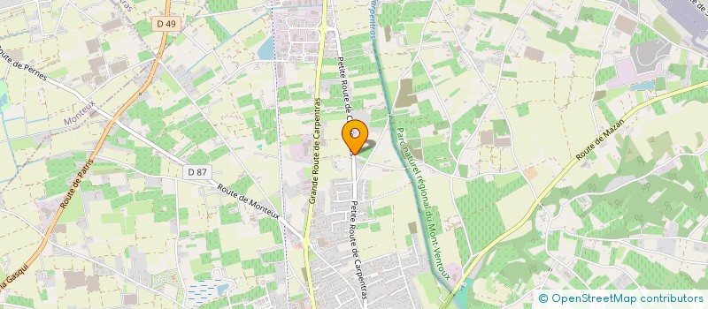 localisation de l'entreprise MONSIEUR EDUARDO PUIG-PEDROS  PERNES-LES-FONTAINES