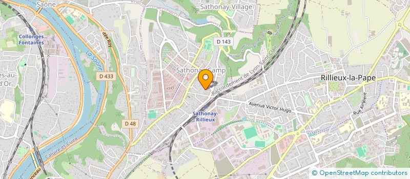 localisation de l'entreprise MONSIEUR EDUARDO RODRIGUES FERREIRA à SATHONAY-CAMP